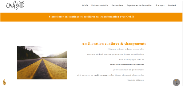 conception Web du site Orhfe