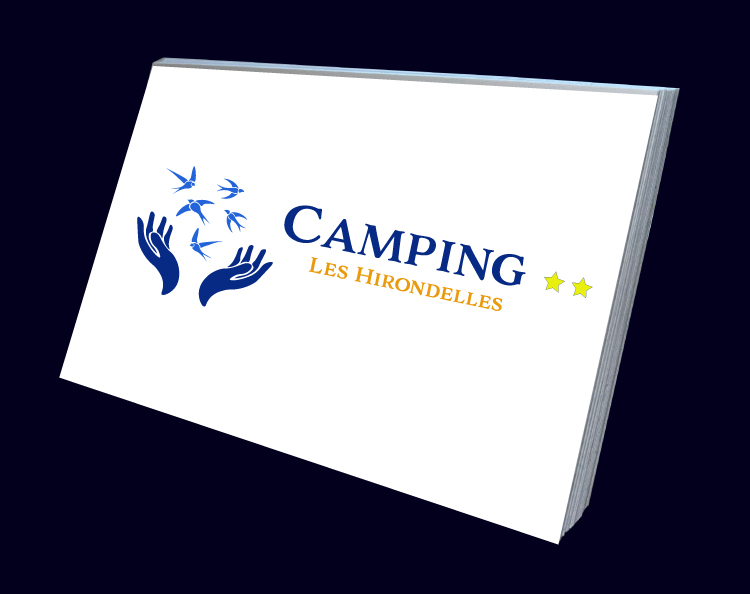 Carte de visite Camping