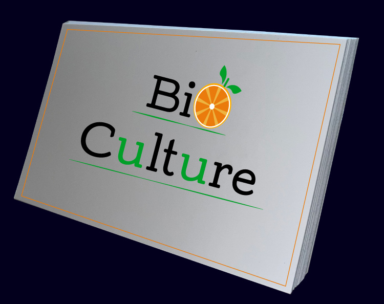Création graphique de carte de visite | Bio Culture