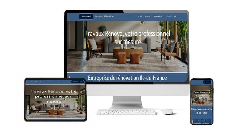 Développement de sites une entreprise du Bâtiment à Paris